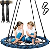 Spider Web Swing 40 inch for Tree, Blue