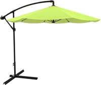 Patio Umbrella, 10' Offset, Lime Green