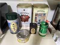 Collection of Assorted Tea Tins