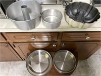 Collection of Assorted Bakeware Tins
