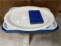 Collection of Assorted Melamine Trays