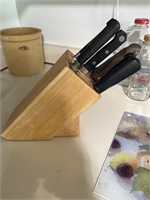 Henkels Kithchen Knife Block & Set