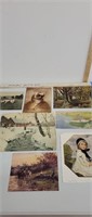 Lot of vintage ephemera prints of various sizes