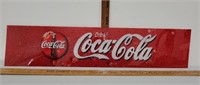 Drink Coca Cola plastic sign.  38 inches long.