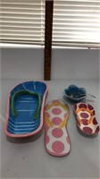 Flip flop pottery and bowl