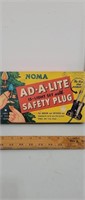 Vintage Noma Ad-a-lite Christmas light set with