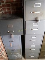 3 File Cabinets: 1 Single Drawer- 18_in W x 16in