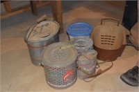 Vintage Minnow Buckets