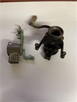 2 vintage grinders