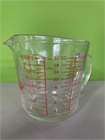 4 cup fire king glass measuring cup