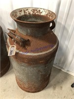 10-GALLON MILK CAN, NO LID, RUSTED