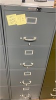 Steelmaster Grey File Cabinet 52.5H 26.5W 18D