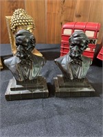 Lot: 3 Pairs of Bookends