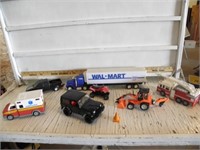 TOY CARS, TRUCKS, TRACTOR