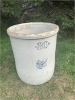 30 GALLON WESTERN STONEWARE CROCK