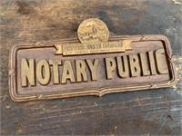 WESTERN SURETY COMPANY NOTARY PUBLIC SIGN