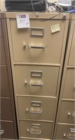 HDN Beige File Cabinet 4 drawers 52H 25W 15D