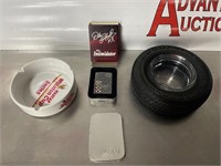 NASCAR ashtrays and ZIPPO