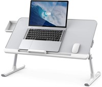 NEW Laptop Bed Tray Desk, Large, Gray