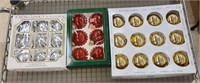 Glass Ornaments- 3 Boxes