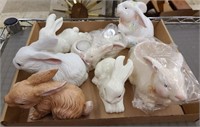 Ceramic & Hand Painted Bunnies/Rabbits
