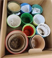Box of Uncleaned Planters