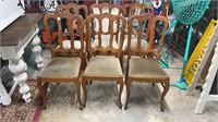 Set of Six Country French Chairs