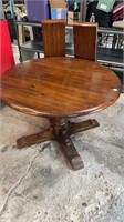 Round Pine Dining Table