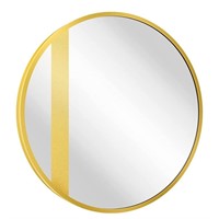 NEW  CLSYO Circle Wall Mirror, Gold