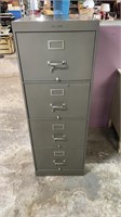 Metal Four Drawer Filing Cabinet