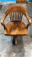 Wood Office Arm Chair