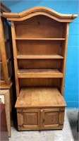 Pine Open Front Display Cabinet