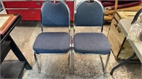 Two Metal Office Chairs