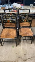 Set of Four Hitchcock Chairs