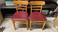 Pair of Maple Chairs