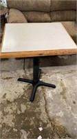 Small Table with Metal Base