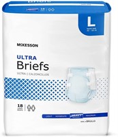 18 Count Incontinence Brief Contoured, Large