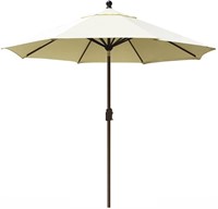 9' Patio Outdoor Table Umbrella, Natural