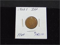 1908S Indian Head Penny