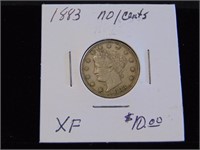 1883 "V" Nickel