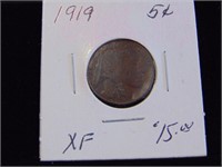 1919 Buffalo Nickel