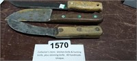 HAND MADE KITCHEN KNIFE, HUNTING KNIFE, AND SKINNG