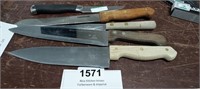 LOT OF KITCHEN KNIVES, FABERWARE, IMPERIAL, ETC.