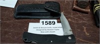 SMITH & WESSON KNIFE MODEL #510 WITH SHEATH