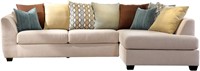 Acanva Contemporary Chenille Chase Lounge