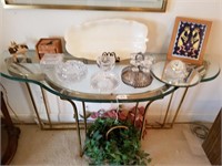 651- Large Lot Of Crystal And Decor Items
