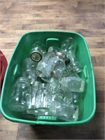 Tote of canning jars