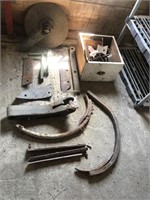 Various implement parts and scrap