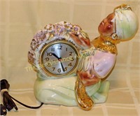 Retro Ceramic Figural Clock