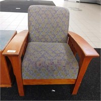 Wood Chair Cushioned Seat-Show Wear